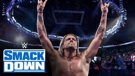 Wwe Celebrates Edges 25th Anniversary Smackdown Highlights Aug 18