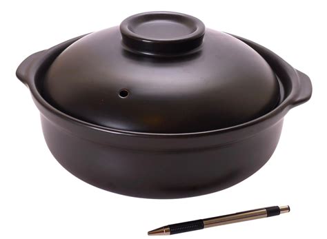 The artistic value of a cooking vessel that. Flameproof Ceramic Clay Pot Donabe Cookware