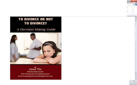 To Divorce Or Not To Divorce A Decision Making Guide