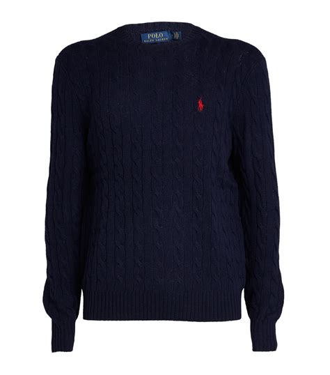 ralph lauren wool cashmere cable knit sweater harrods hk