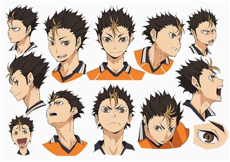 Boys' volleyball team players · shōyō hinata — #10 · tobio kageyama — #9 · daichi sawamura — #1 · kōshi sugawara — #2 · asahi azumane — #3 · yū nishinoya — #4. Nishinoya yu | Haikyuu anime, Haikyuu, Nishinoya