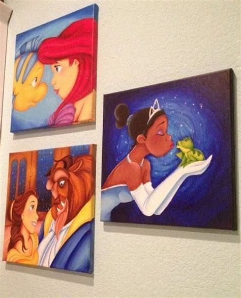 Princesses Disney Canvas Disney Paintings Disney Art