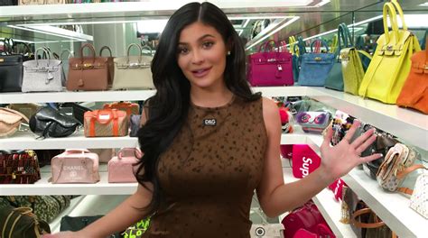 Inside Kylie Jenners Handbag Room Complete With Shelves Of Rare