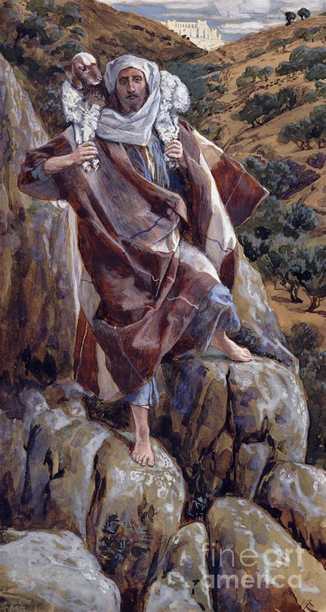 The Good Shepherd Painting By Tissot Fine Art America