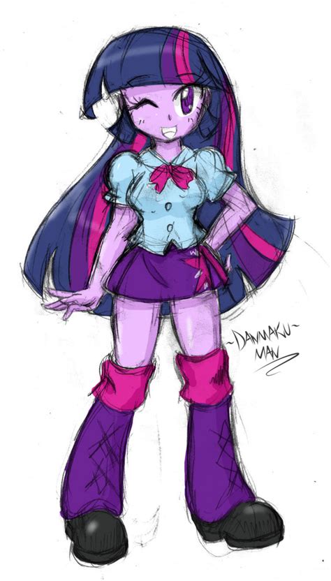 536099 Safe Artistdanmakuman Twilight Sparkle Alicorn Human