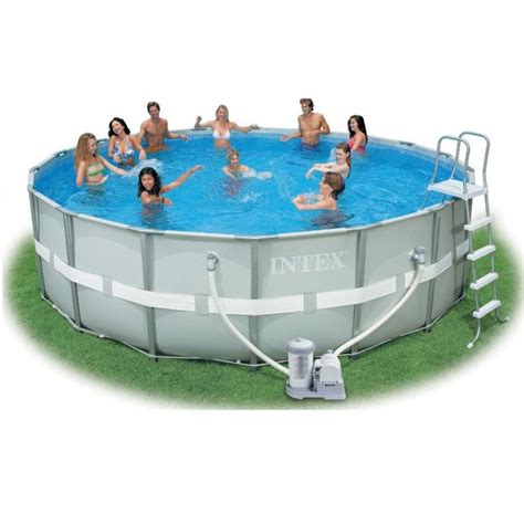 Intex Ultra Metal Frame Round Metal Pool 16ft X 48