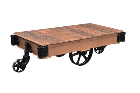 Factory Cart Coffee Table From Dutchcrafters Amish Furniture