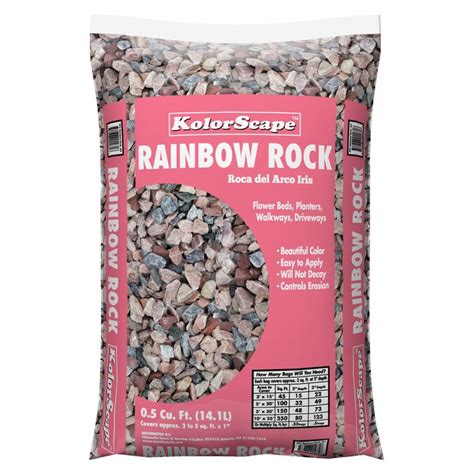 Kolor Scape Rainbow Rock 05 Cu Ft Decorative Rock In The Landscaping
