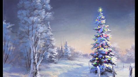 Do You Enjoy The Christmas Season Watch Kevin Paint This Stunning
