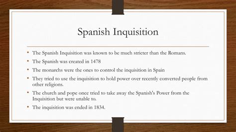 Ppt The Inquisition Powerpoint Presentation Free Download Id2741922