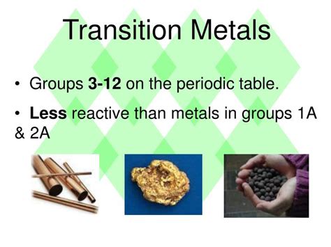 Barrier maxima (corresponding to transition states) are critical points with abrupt changes. PPT - The Periodic Table! PowerPoint Presentation - ID:5528896