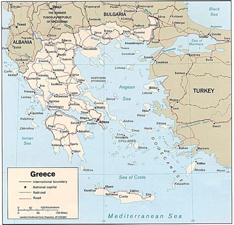 Map Of Greece