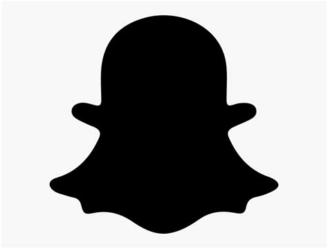 Black Snapchat Logo Picture Snapchat Logo Black Png Transparent Png