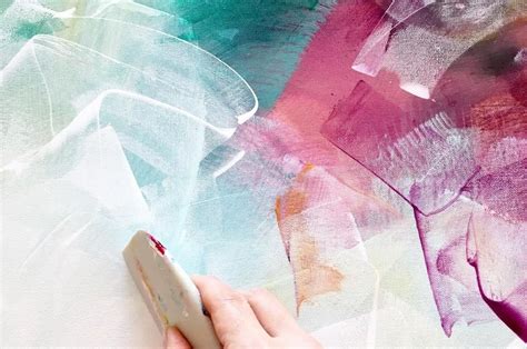 Learn How To Create Vibrant Layered Abstract Paintings With Acrylics