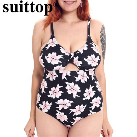 Suittop Push Up Swimwear One Piece Swimsuits Plus Size Women Sexy