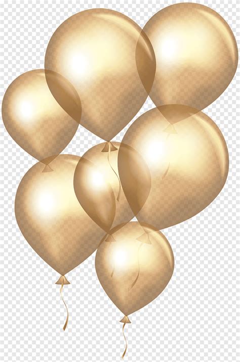 Gold Balloons Illustration Balloon Gold Balloons Color Silver Png