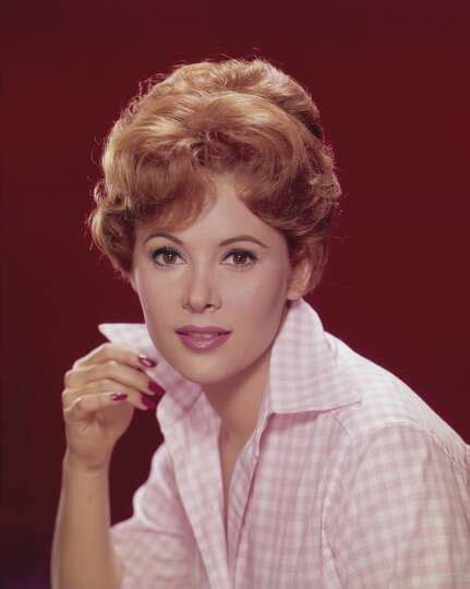 Actress Jill St John Pictured With Her Right Hand Holding The Photo