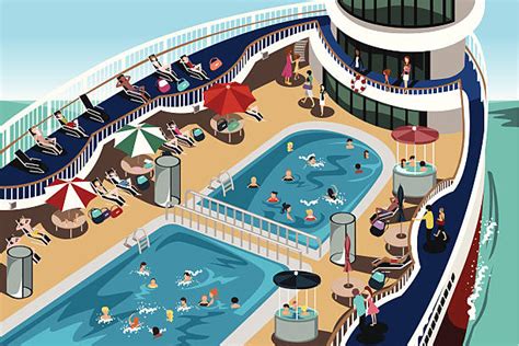 Cruise Ship Deck Clip Art Vector Images And Illustrations Istock