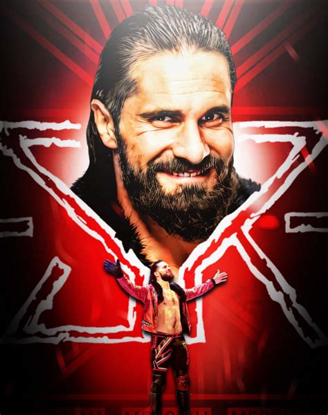 Download Wrestler Seth Rollins Close Up Wallpaper