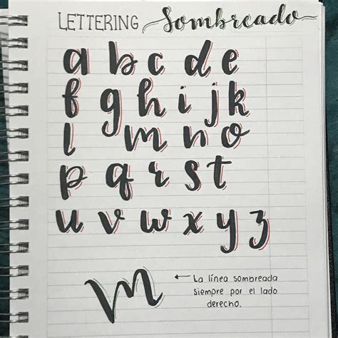 Sombreado Para Lettering Lettering Tutorial Lettering Alphabet Hand