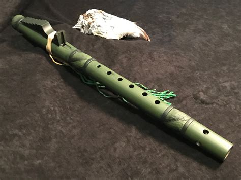 Stunning Native American Wood Flute By Billy Crowbeak Etsy