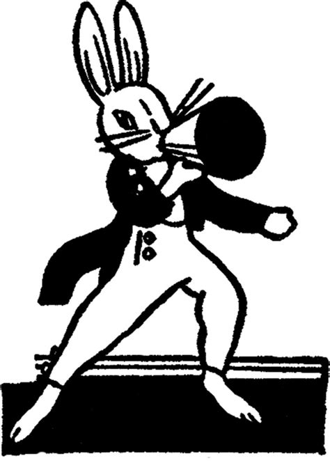Vintage Megaphone Bunny Image The Graphics Fairy