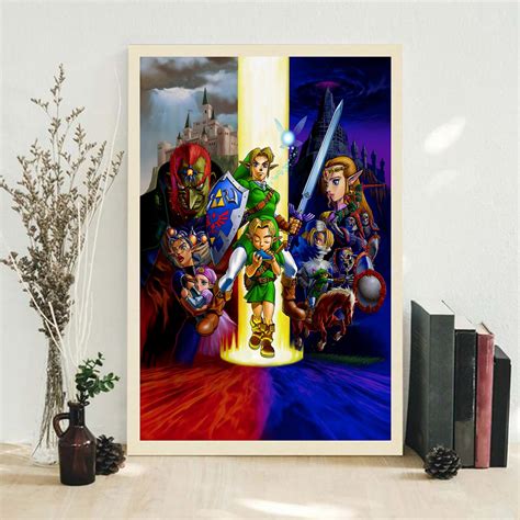 The Legend Of Zelda Poster Zelda Print Ultimate Retro Gaming Etsy