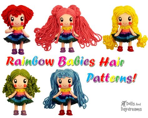 Kawaii Anime Manga Chibi Doll Hair Sewing Pattern Rainbow Flickr