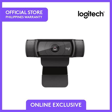[online exclusive] logitech c920 hd pro webcam full hd 1080p 30fps video calling clear audio