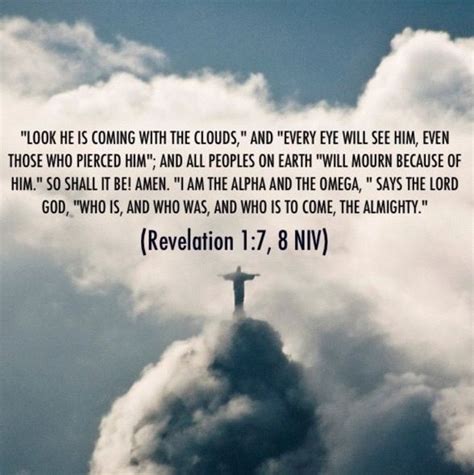 Revelation 178 Kjv Behold He Cometh With Clouds And Every Eye Shall