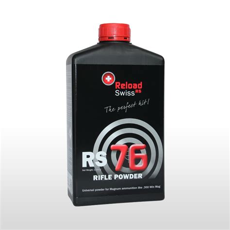 Reloadswiss Rs 76 Powder Load Data