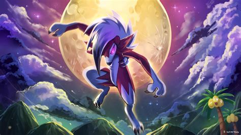 Midnight Lycanroc By R Nowong On Deviantart