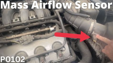 How To Replace Mass Airflow Sensor Ford Taurus Youtube