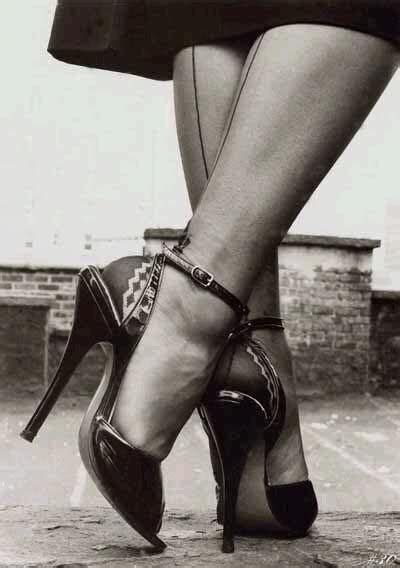 seamed nylons with ankle strap heels i soo love it heels stockings heels vintage heels