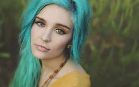 Blue Hair Blue Eyes Hd Wallpapers Desktop And Mobile Images And Photos