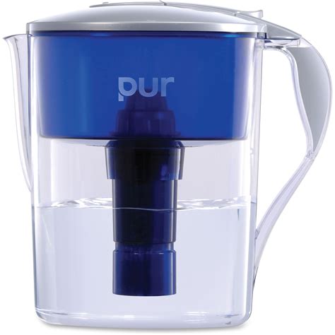 Pur Classic 11 Cup Water Filter Pitcher With Led Cr1100c Blue White