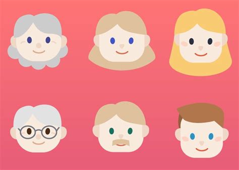 Free 6 Character And Avatar Icons Vector Titanui