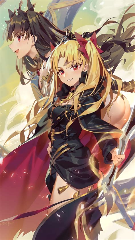 Ereshkigal And Ishtar Fategrand Order 1800x3200 Animewallpaper