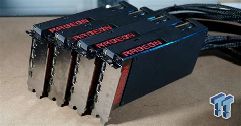 Amd Radeon R Fury X Video Cards In Way Crossfire At K