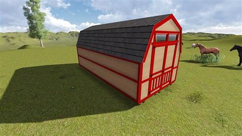 Our do it yourself help pages are here to help you better understand how easy it is to work with aluminum products. 10x22 Gambrel Storage Shed Plan in 2020 | Storage shed plans, Shed plan, Shed