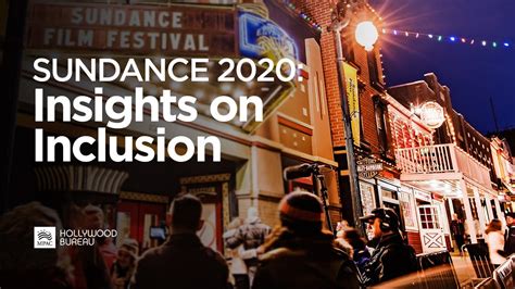 Sundance 2020 Insights On Inclusion Youtube