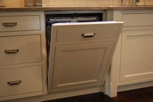 Pull the old dishwasher out and move it from the area. dishwasher enclosure - Cabinets by Graber