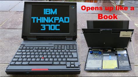 Review Of The Ibm Thinkpad 370c From 1995 The Open Folding Laptop