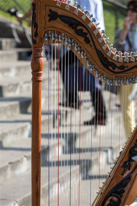 Musical Instrument Harp Stock Photo Image Of Stringed 96214324