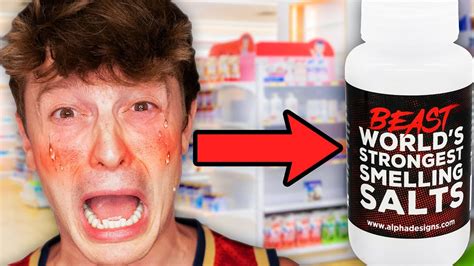 I Tried The Worlds Strongest Smelling Salts Extreme Youtube