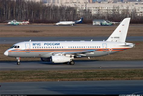 Sukhoi Ssj 100 95b Lr Superjet 100 Rrj 95b Mchs Rossii Russia