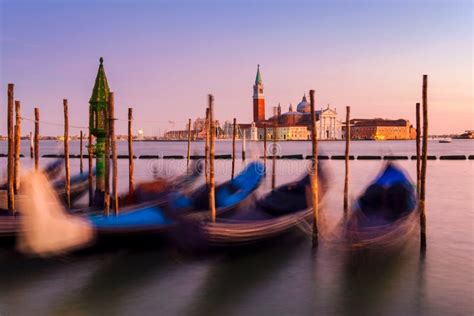 Sunset In Venice Italy Stock Image Image Of Cathedral 111859565