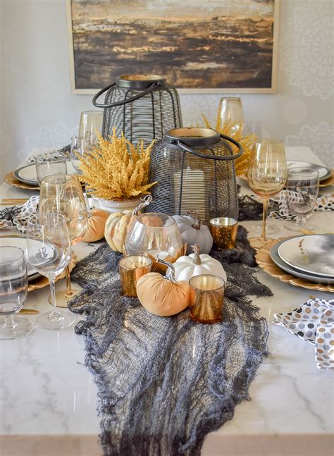 Simple Moody Fall Tablescape Ideas Home With Holliday