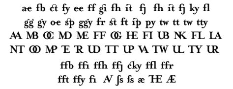 From wikipedia, the free encyclopedia. typography - Li­ga­tured glyphs vs. Words - English ...