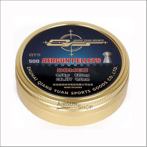 Qys Domed 956gr Pellets 0177 Cal 500ct Airgun Shop